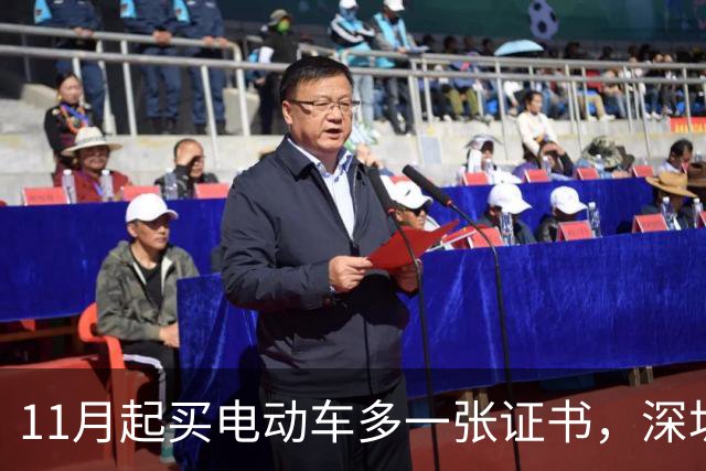 11月起买电动车多一张证书，深圳600万辆存量车不用换